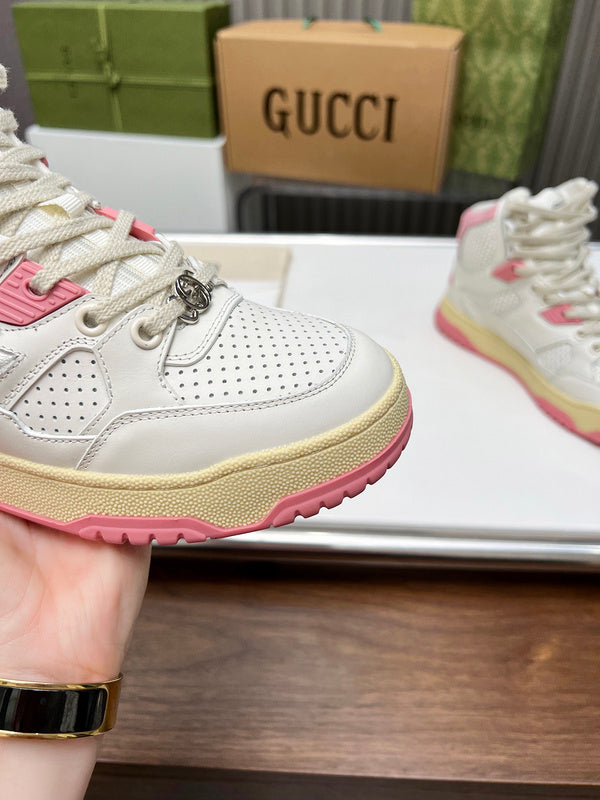 Gucci fresh white-and-black luxury sneakers view 9 sleek tonal finish