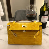 Close-up detail of classic bag design