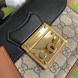 Back view of structured classic women's handbag – women's premium purse