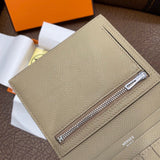 Side view of tailored structured handbag