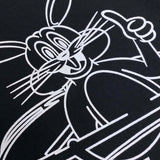 Flat lay presentation of Louis Vuitton cotton t-shirt with signature branding