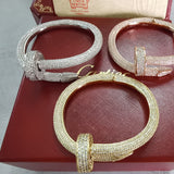 Front view of Cartier unisex jewelry piece