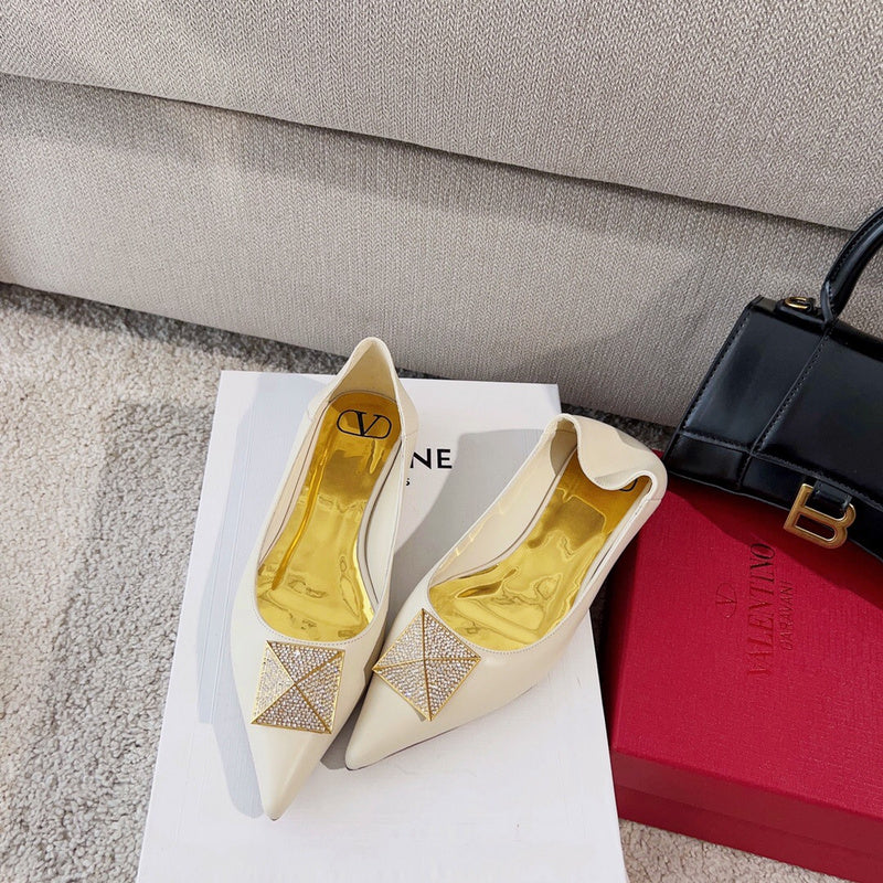 Valentino Garavani designer shoes full view