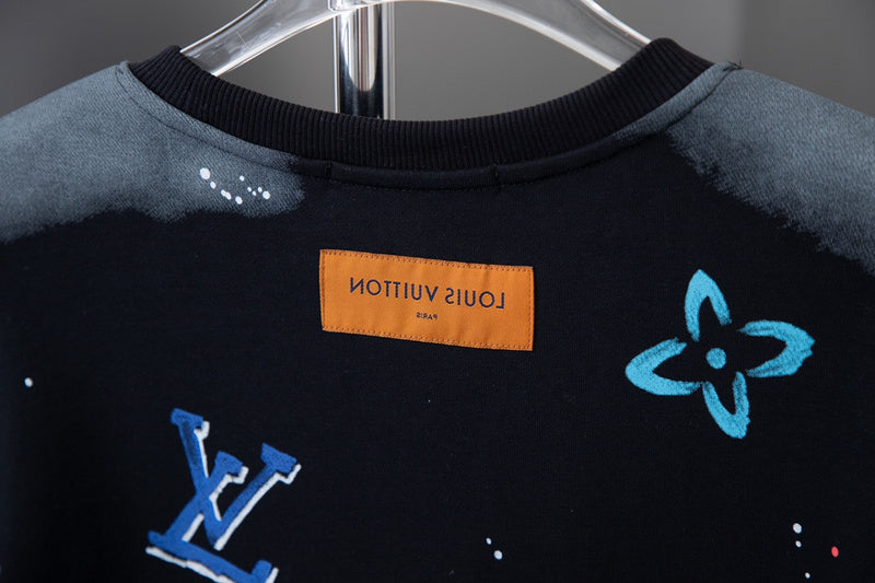 Back view of Louis Vuitton luxury clothing with streetwear-inspired cut