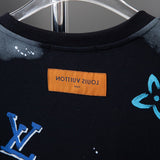 Back view of Louis Vuitton luxury clothing with streetwear-inspired cut