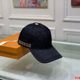 Close-up detail view of Louis Vuitton unisex cap