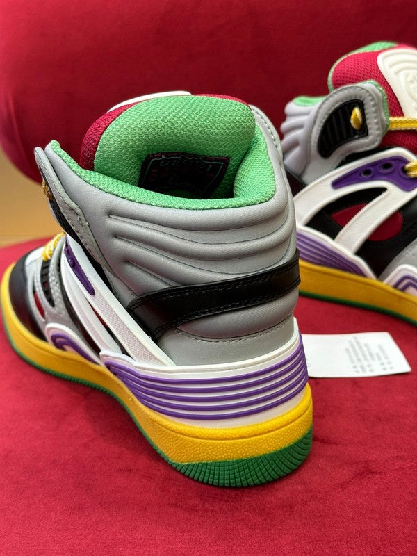 Gucci sneakers detailed view showing premium designer craftsmanship