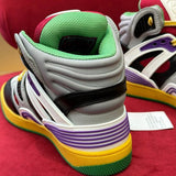 Gucci sneakers detailed view showing premium designer craftsmanship