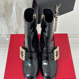 Close-up detail view of Roger Vivier luxury piece style No.102