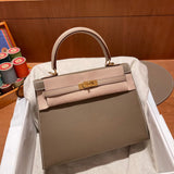 Sculpted bag shown from front angle