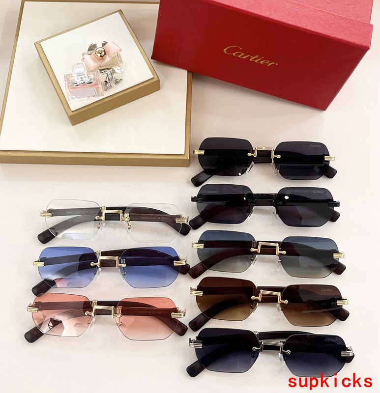 Lifestyle view of Cartier unisex sunglasses