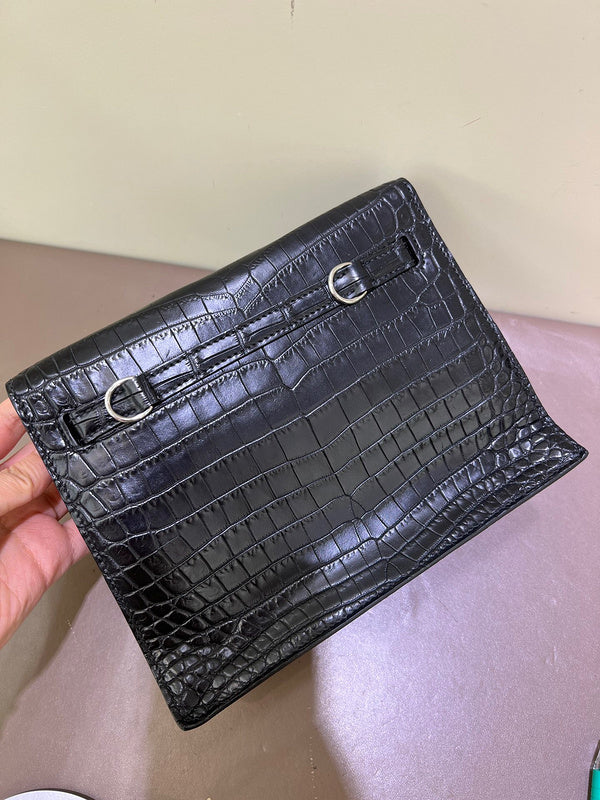 Considered bag shown from front angle