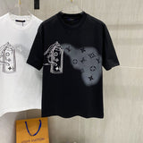 Front view of Louis Vuitton cotton t-shirt with everyday silhouette