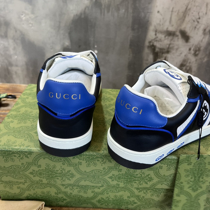 Gucci sneakers detailed view showing premium designer craftsmanship