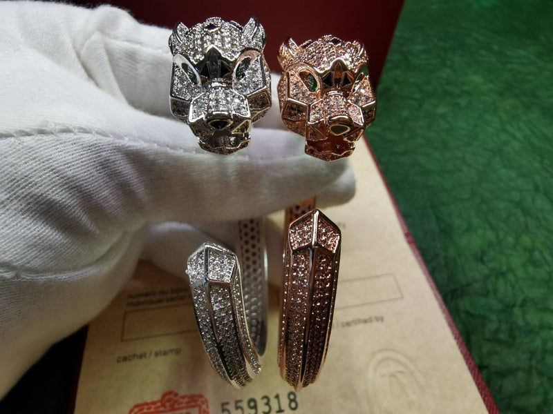 Front view of Cartier unisex jewelry piece