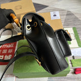 Back view of signature statement women's handbag – women's designer-style accessory