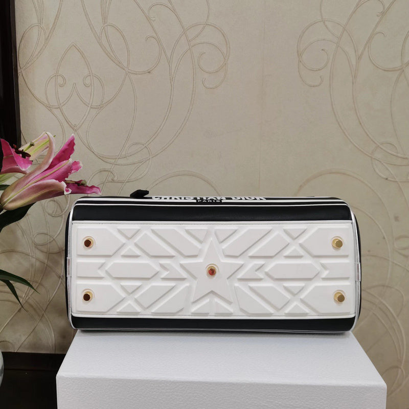 Back view of polished structured women's handbag – women's everyday handbag