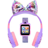 Front view of PlayZoom unisex purple watch