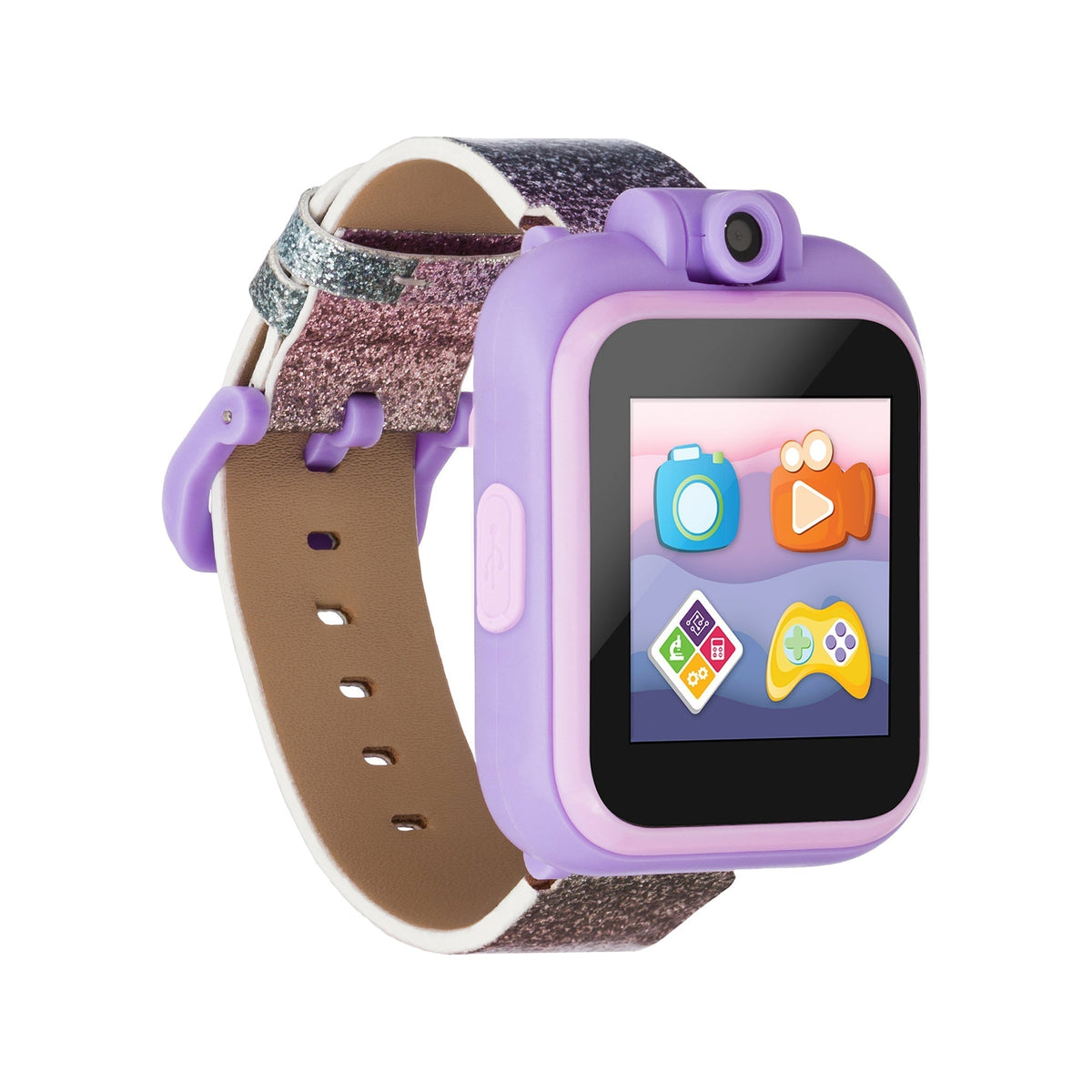 Lifestyle view of PlayZoom unisex purple watch