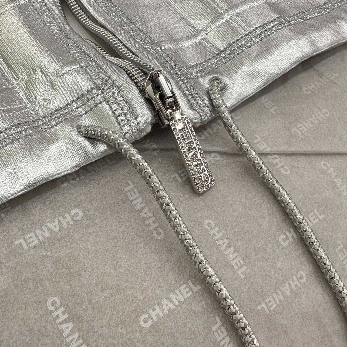 Chanel Jacket detail shot – authentic designer craftsmanship
