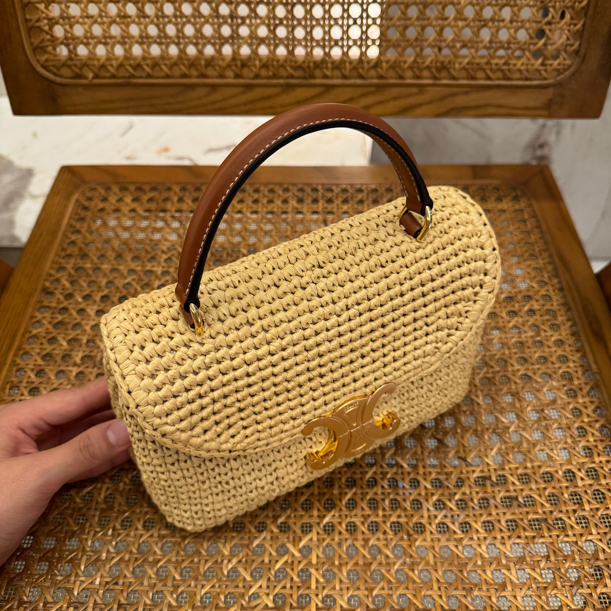 Celine Teen Nino Bag detail shot – designer craftsmanship and quality