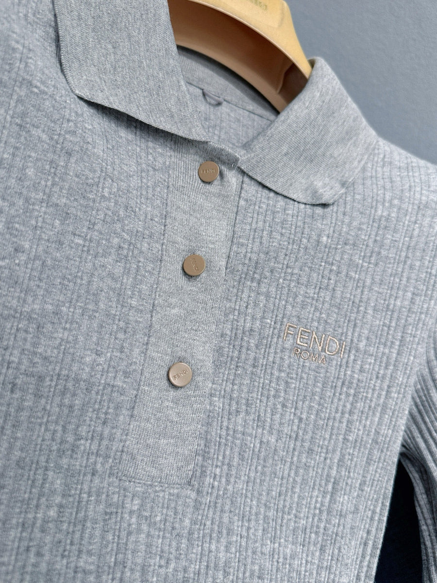 Front view of Fendi Polo premium polo shirt