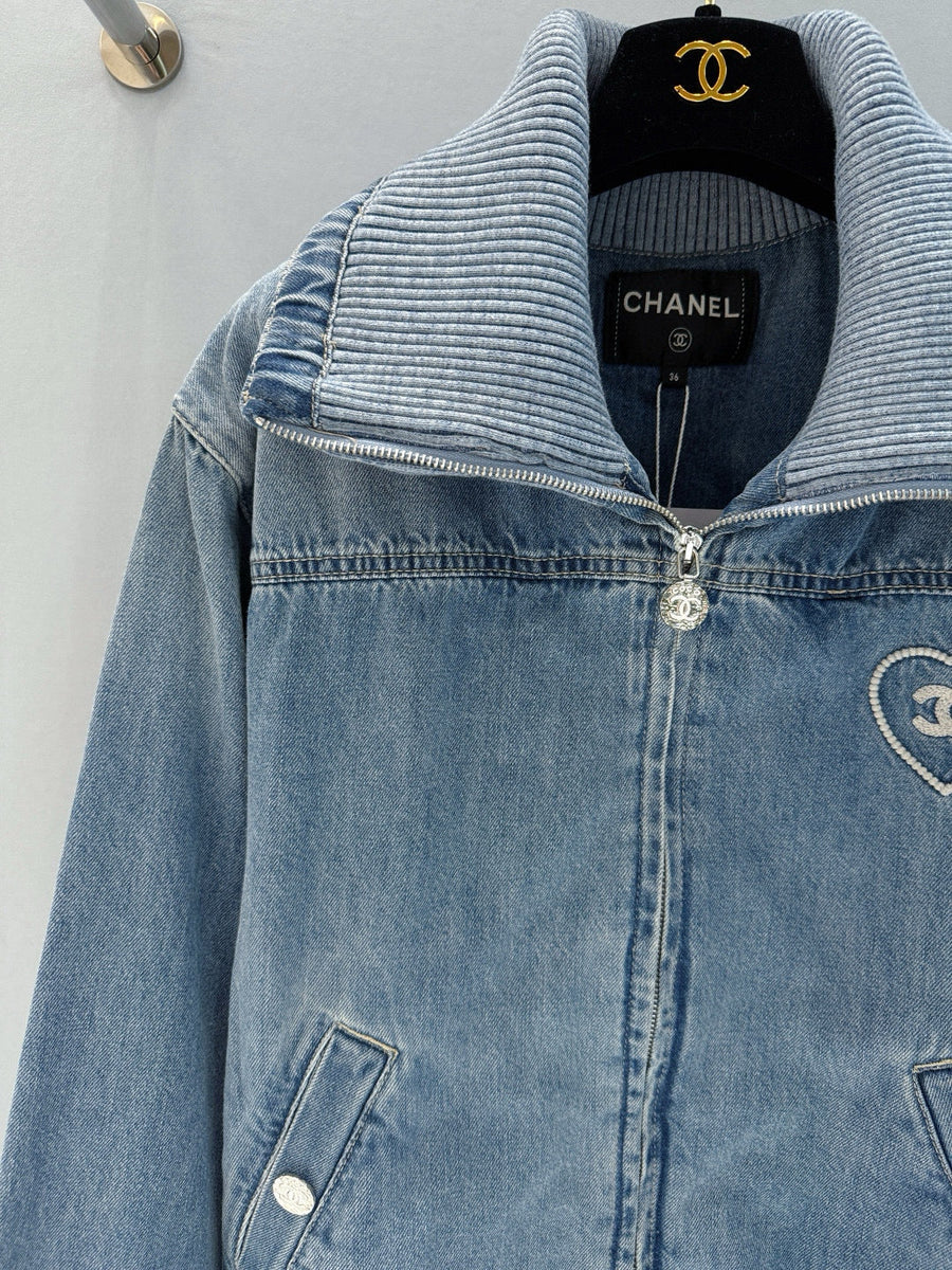 Chanel Denim Jacket – luxury designer piece at Bellvora