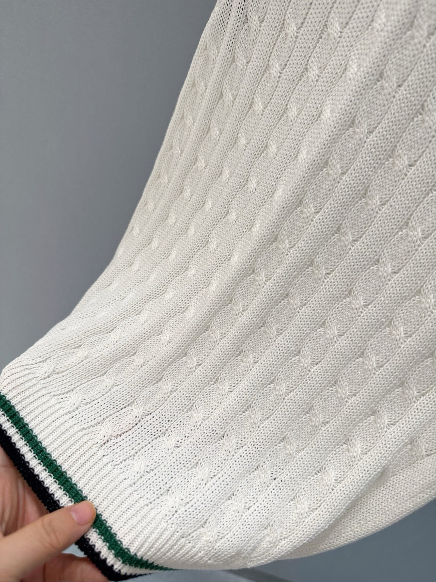 Christian Dior Knitted Vest detail shot – designer craftsmanship and quality