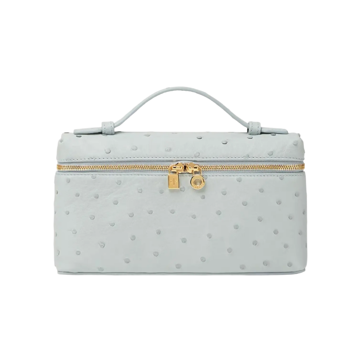 Loro Piana L19 Bag Ostrich Minty Breeze / Sun Gold