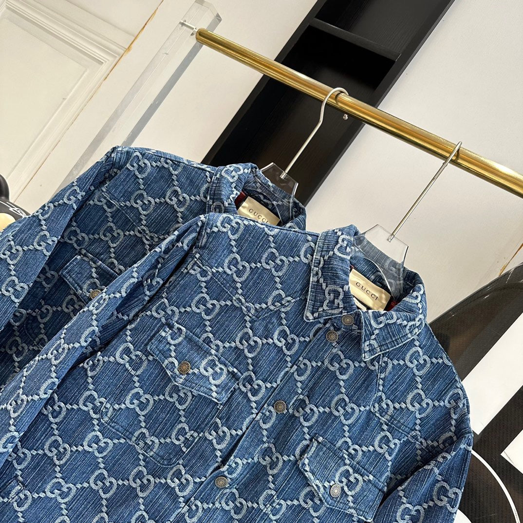 Gucci Denim Overshirt – luxury designer shirt at Bellvora