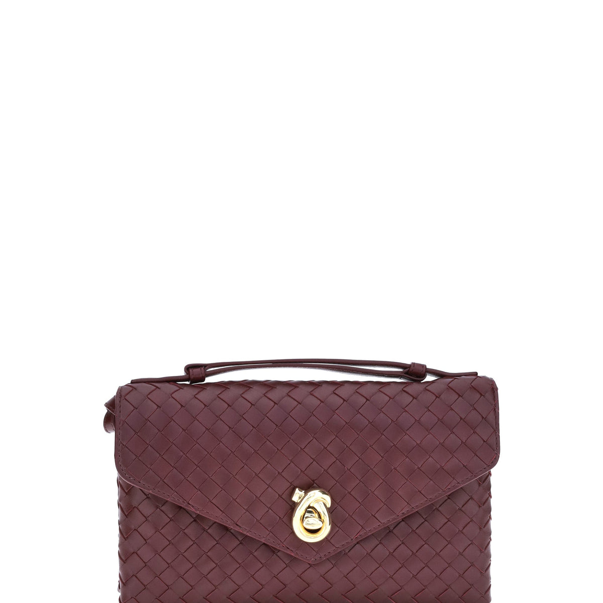 Bottega Veneta Bags? Bottega Veneta Women Knot Lock Shoulder Bag Premium Designer Shoulder Bag