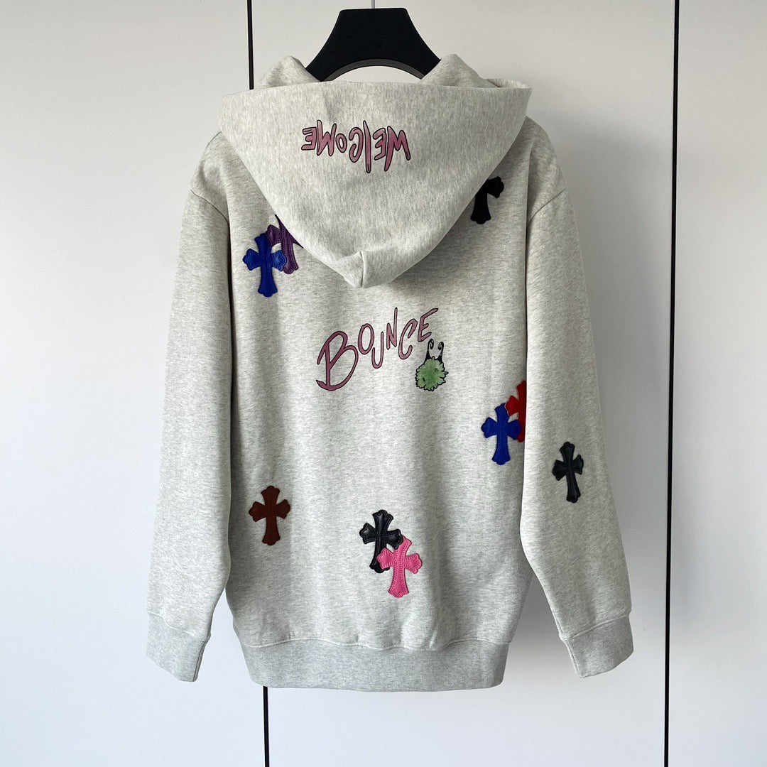 Front view of Chrome Hearts Hoodie premium hoodie