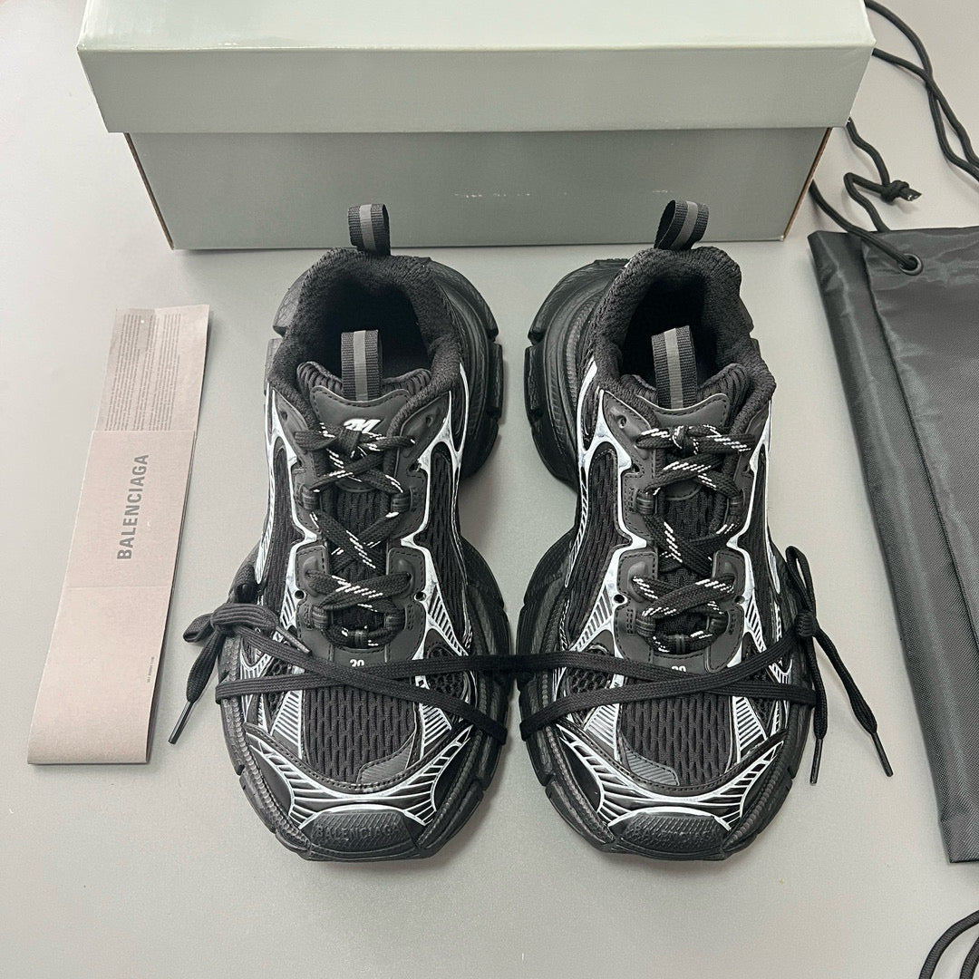 Front view of Balenciaga Phantom Trainers premium footwear