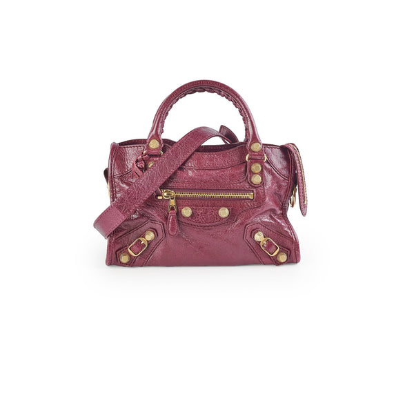 Balenciaga City Mini Burgundy | Premium Designer Piece