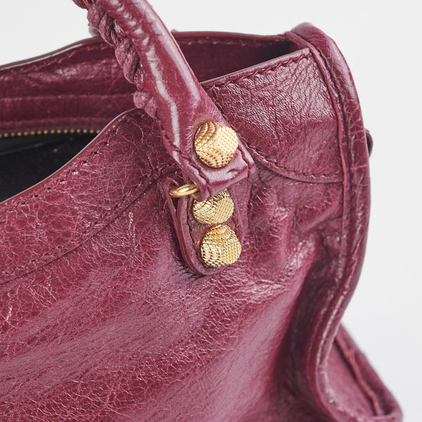 Balenciaga City Mini Burgundy | Premium Designer Piece