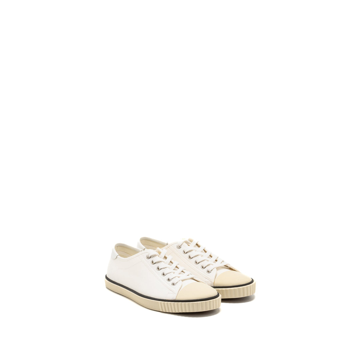 Off-White Shoes? Off-White Celine Size 39 Blank Toe Cap Low Top Sneakers Canvas Calfskin Off White SHW Luxury Lifestyle Designer Footwear