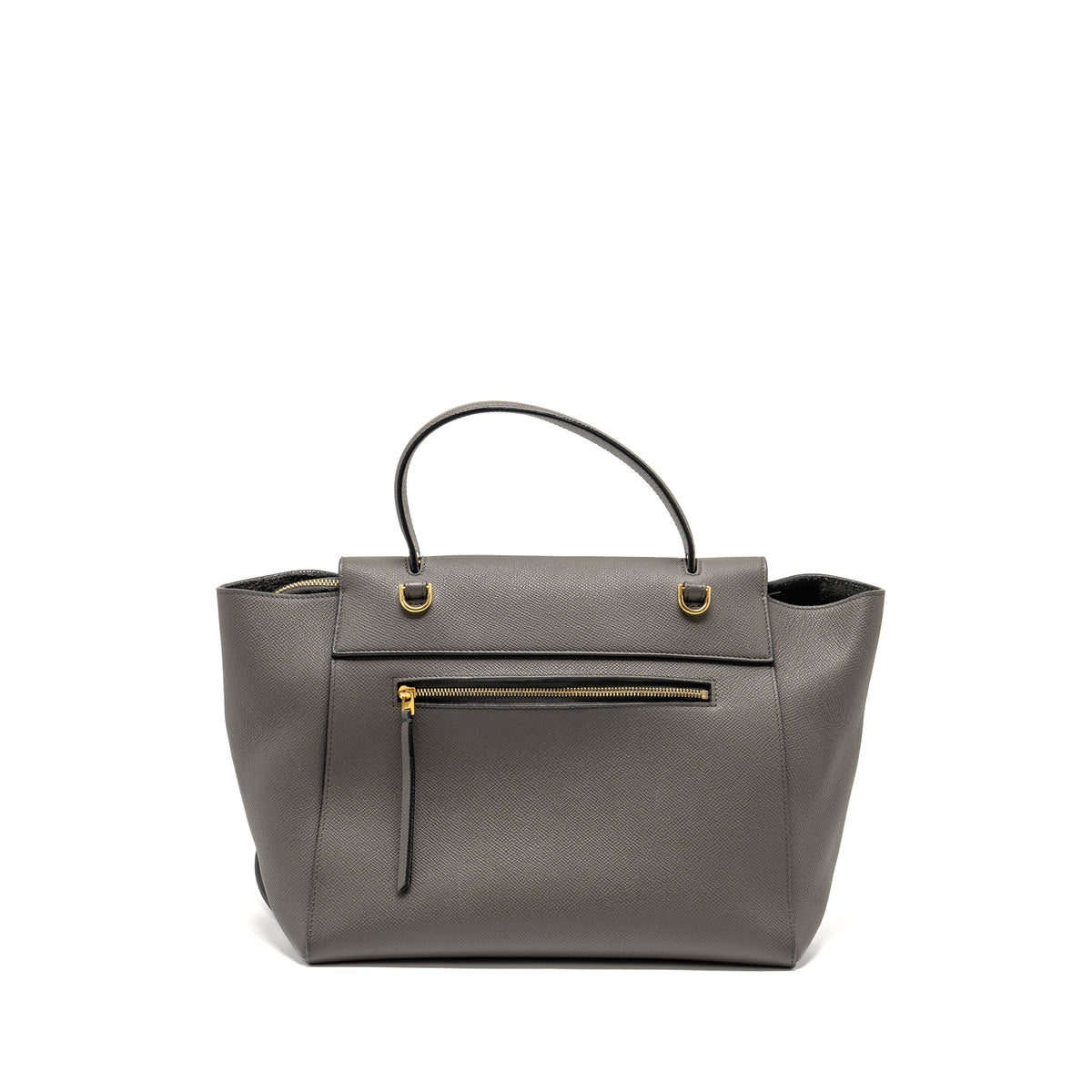 Celine Bags? Celine Mini Belt Bag Calfskin Grey GHW Luxury Designer Leather Handbag