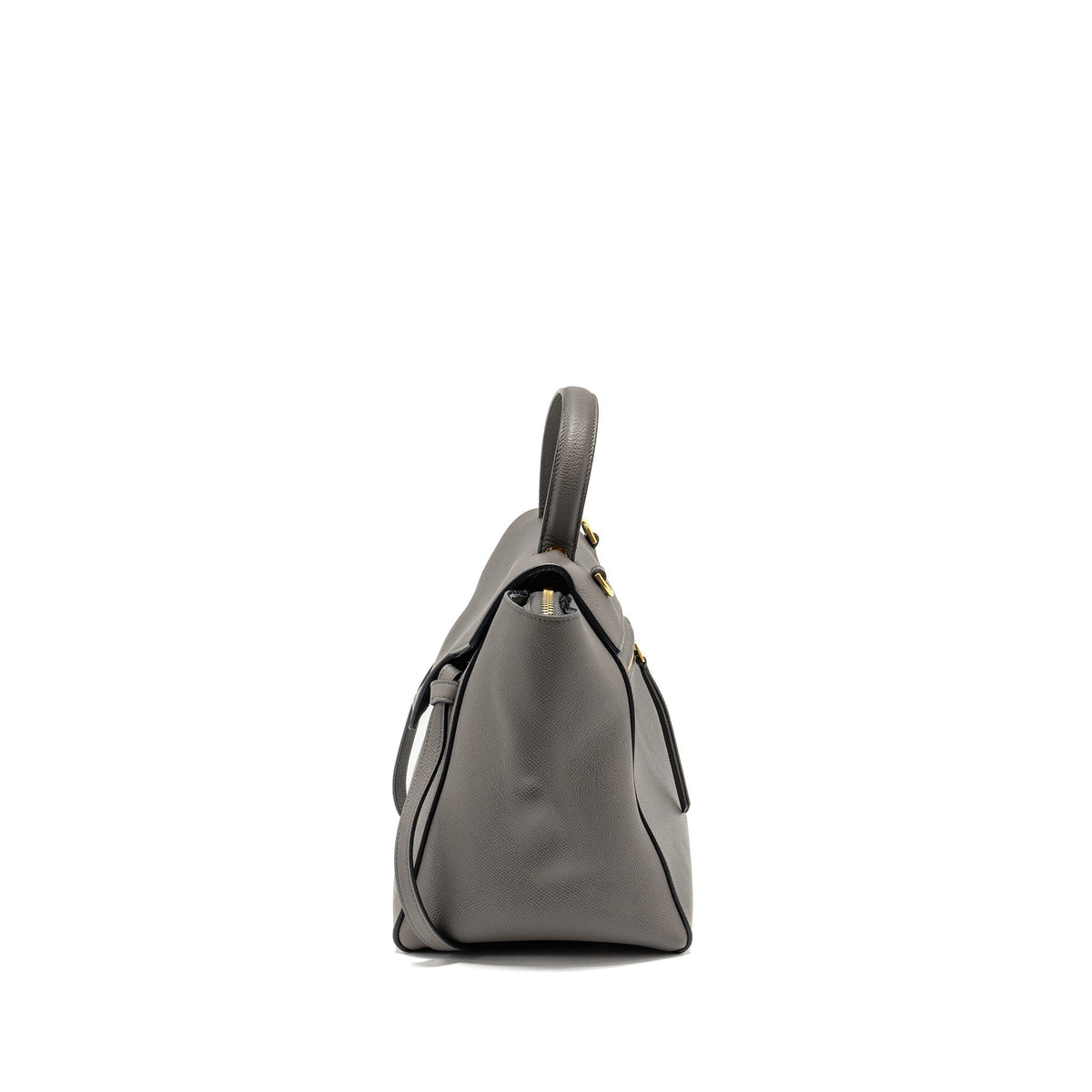 Celine Bags? Celine Mini Belt Bag Calfskin Grey GHW Luxury Designer Leather Handbag