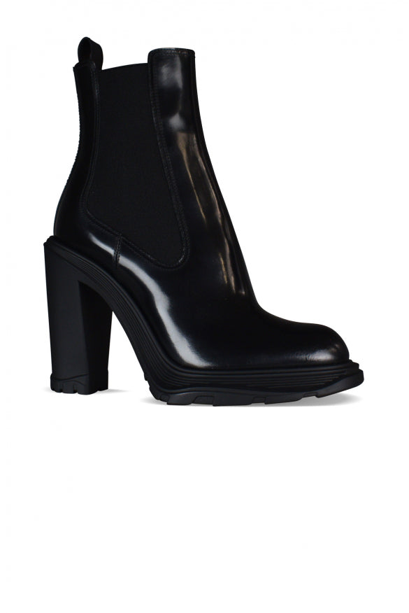 Alexander McQueen Shoes- Alexander Mcqueen Women Tread Chelsea Boots Luxury Lifestyle Designer Footwear