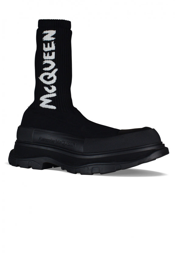Alexander McQueen premium boots & booties detail and craftsmanship close-up