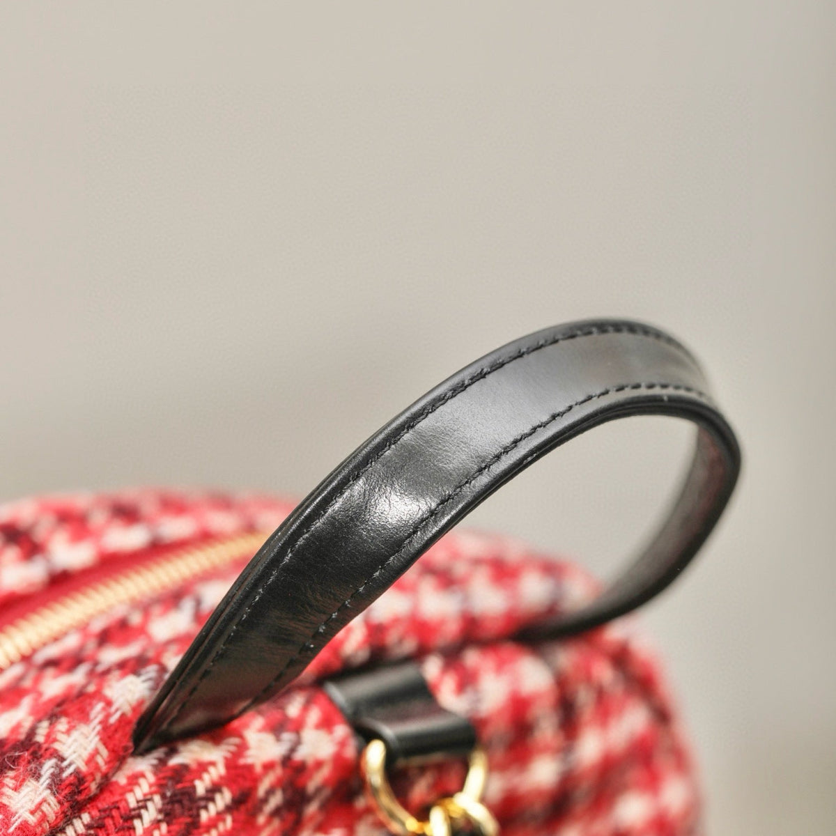Front view of Chanel Tweed Backpack premium bag