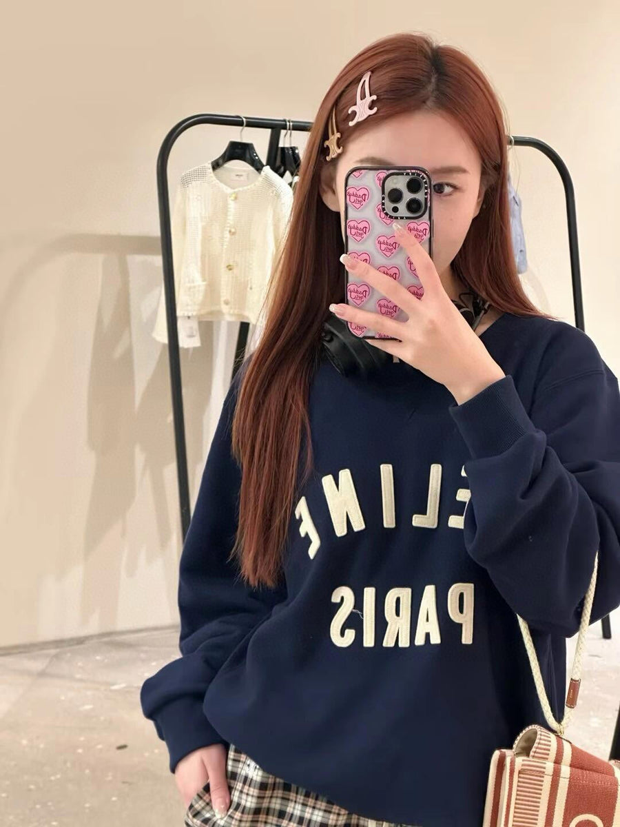 Front view of Celine Sweatshirt premium sweatshirt