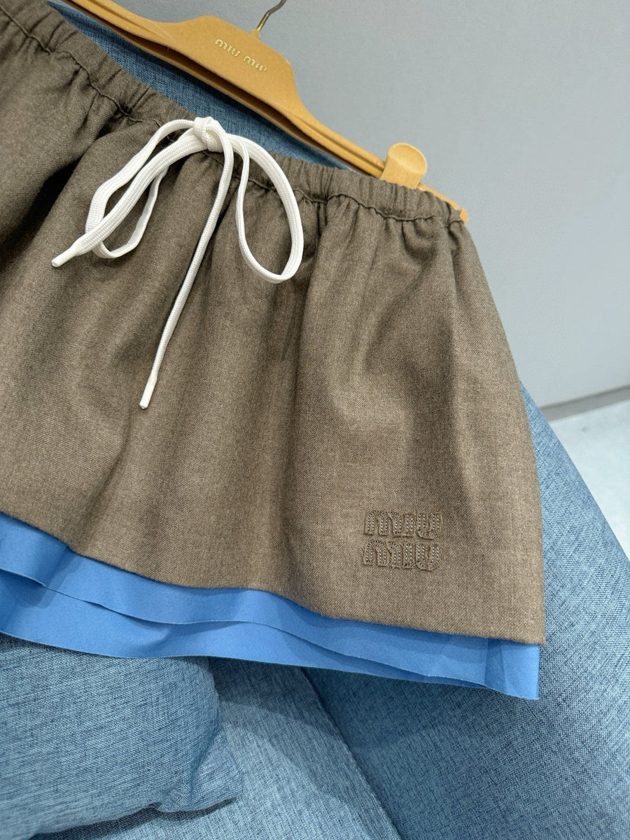Skirts? Miu M Skirt Elegant Designer Casual Skirt