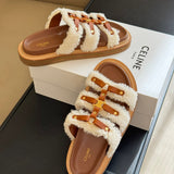 Celine luxury Mules – crafted from premium materials with polished finish