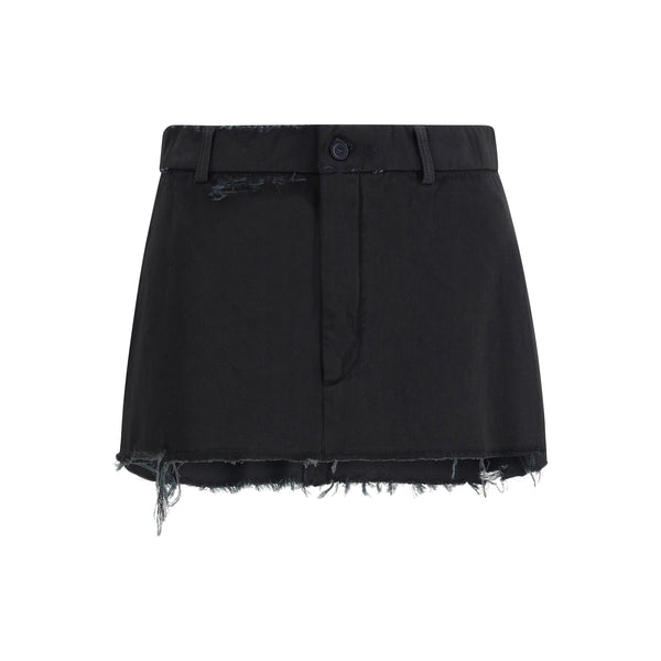 Balenciaga Skirts? Balenciaga Women Fringed Miniskirt Chic Everyday Designer Skirt