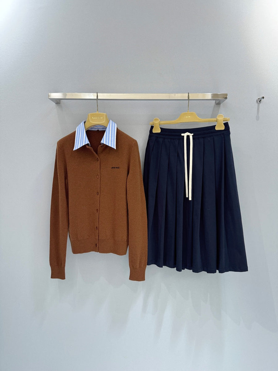 Sweaters? Miu M Cardigan Premium Casual Designer Knitwear