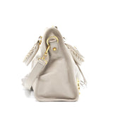 Luxar591 elegant leather Handbag back view