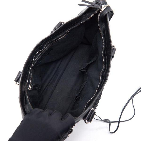 Balenciaga Classic Metallic Edge City | Designer Leather Handbag