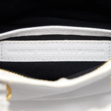 Balenciaga authentic luxury handbag White leather craftsmanship