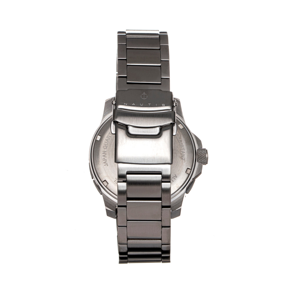 Front view of Nautis Admiralty Pro unisex bracelet